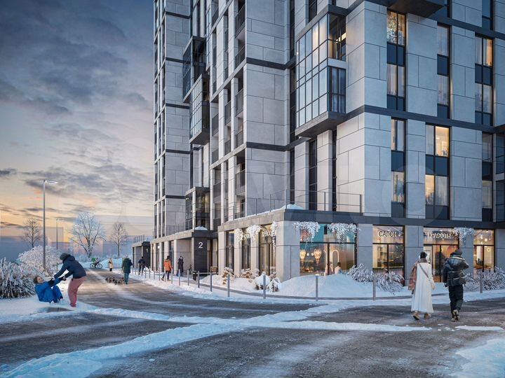 1-к. квартира, 39,4 м², 21/25 эт.