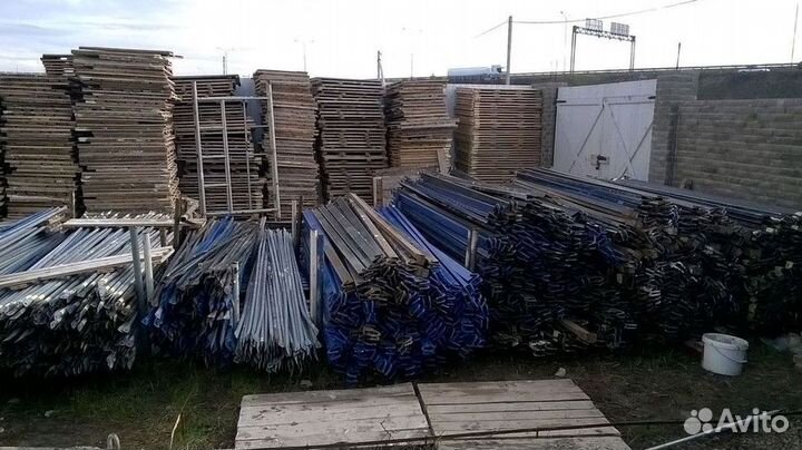 Леса строительные (дхв) 3х4 метра с 2 ярусами настилов