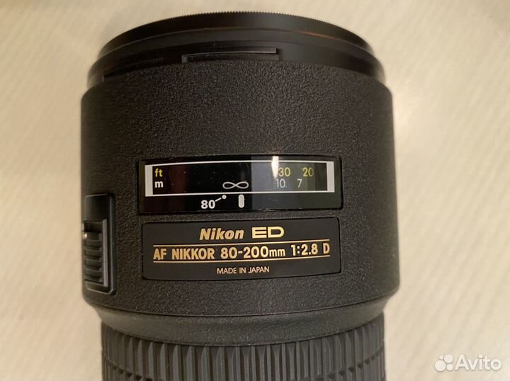 Объектив AF Nikkor 80-200mm F/2.8 D ED