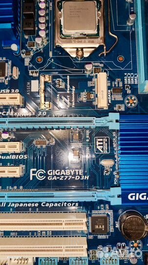 Продам связку Gigabyte GA-Z77-D3H + i5-3570k + 16