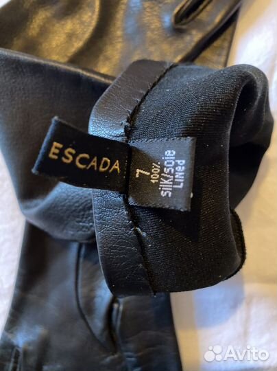 Перчатки женские кожаные Escada