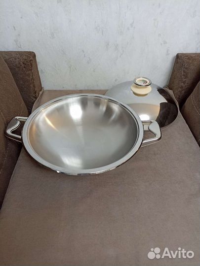 Сковорода WOK кастрюля Zepter 3л d30 все виды плит