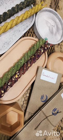 Свечи скрутки с травами