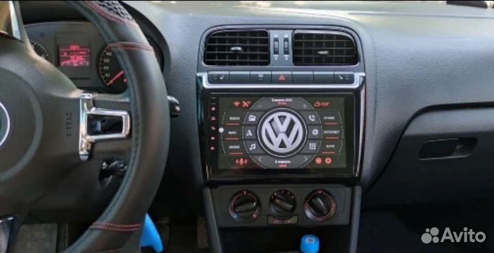 Магнитола андроид на Volkswagen Polo