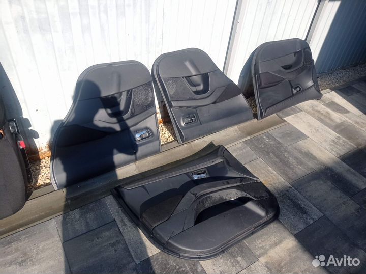 Mitsubishi outlander xl комплект обшивок дверей