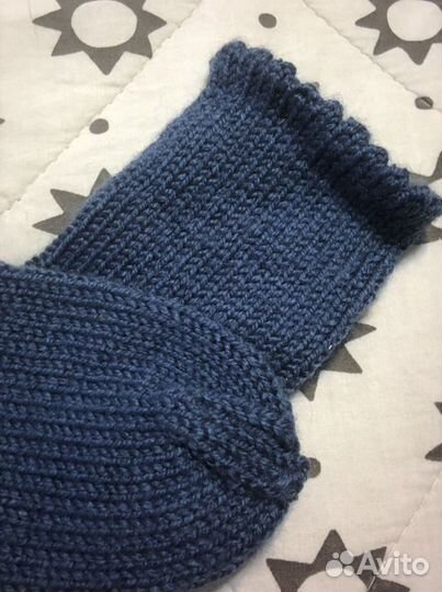 Носки детские теплые вязаные