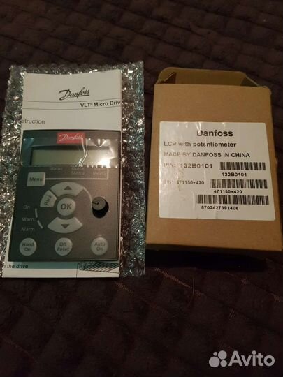 Панель с потенциометром Danfoss VLT
