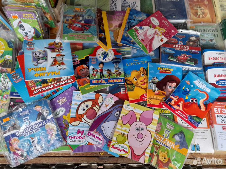 Детские книги Дисней картон