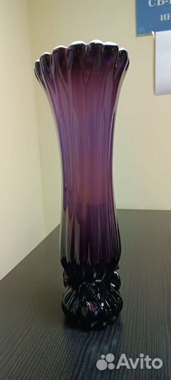 Ваза, сульфидное стекло, 60гг, 40 см