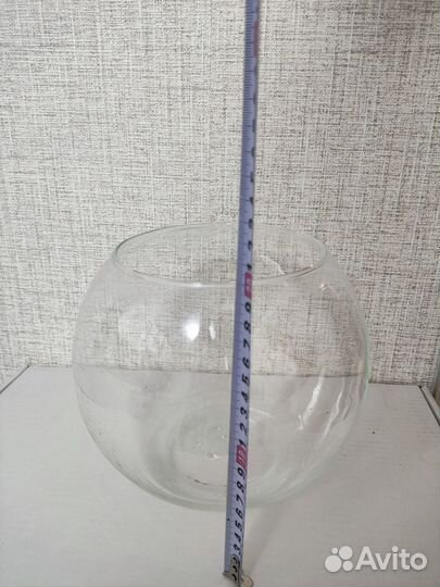 Аквариум круглый флорариум ваза для цветов