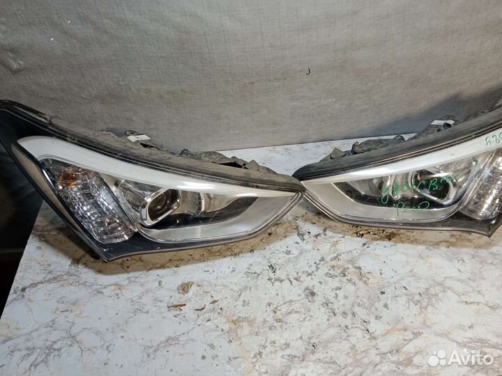 Фара правая и левая Hyundai Santa Fe 3 Ксенон