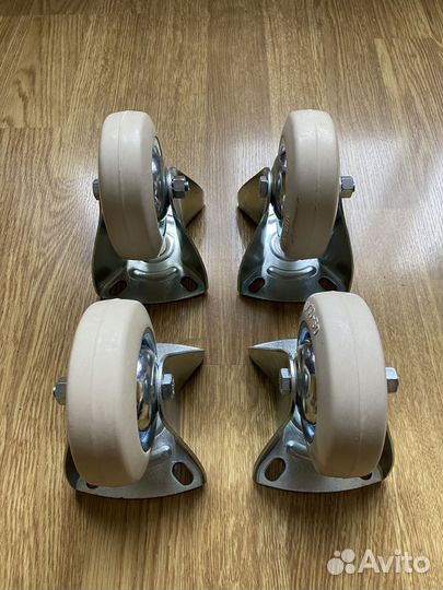 Новые колеса для тележки и стеллажей