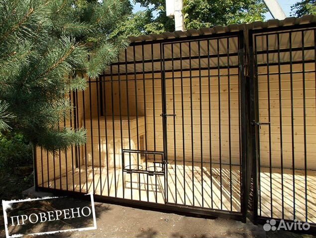 Вольер 5,0 х 2,2 утеплённый