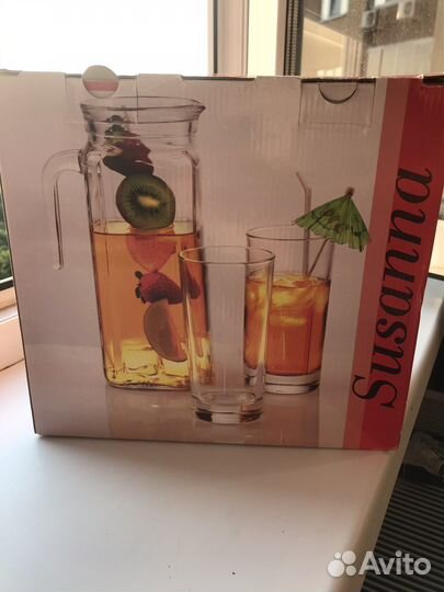Набор кувшин и стаканы