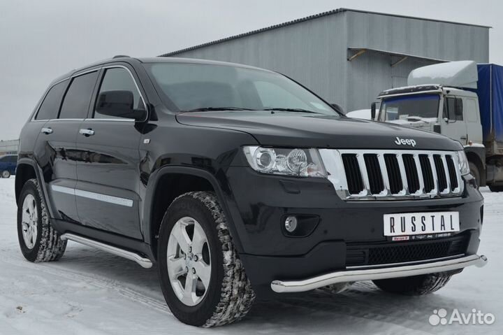 Защита переднего бампера Jeep Grand Cherokee 2012+