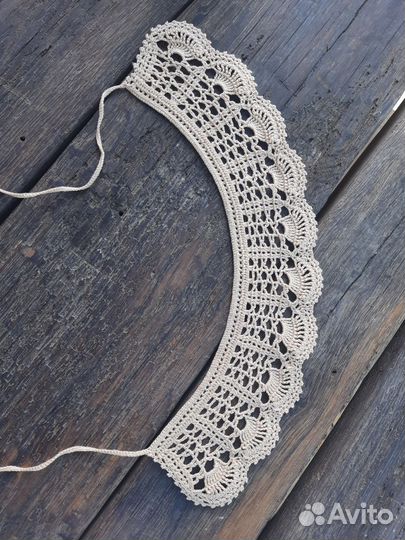 Вязанный воротник