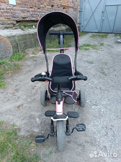 Детский велосипед с родительской ручкой
