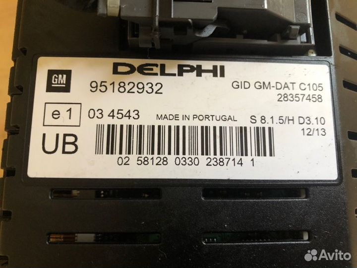 Дисплей компьютера Opel Antara C145 A22DM 2013