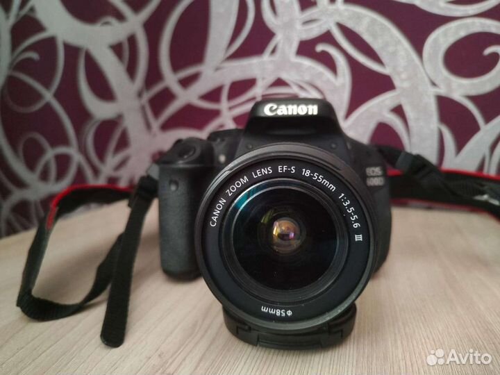 Зеркальный фотоаппарат canon 600d