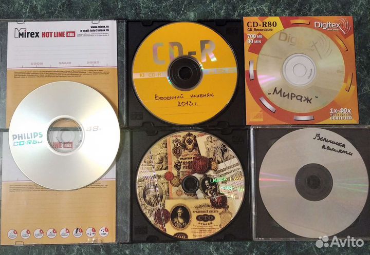 CD компакт-диски музыка игры