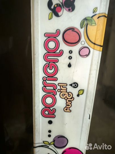 Горные лыжи детские 110 комплект