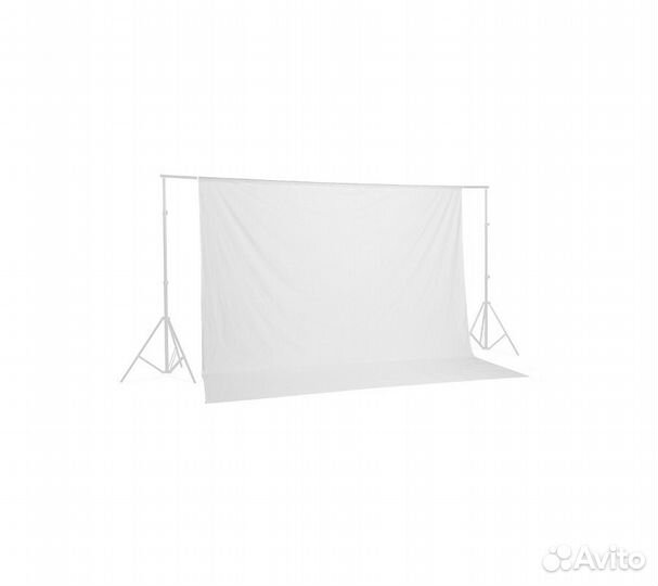 Фон муслиновый Raylab RL-BC01 3*3м белый