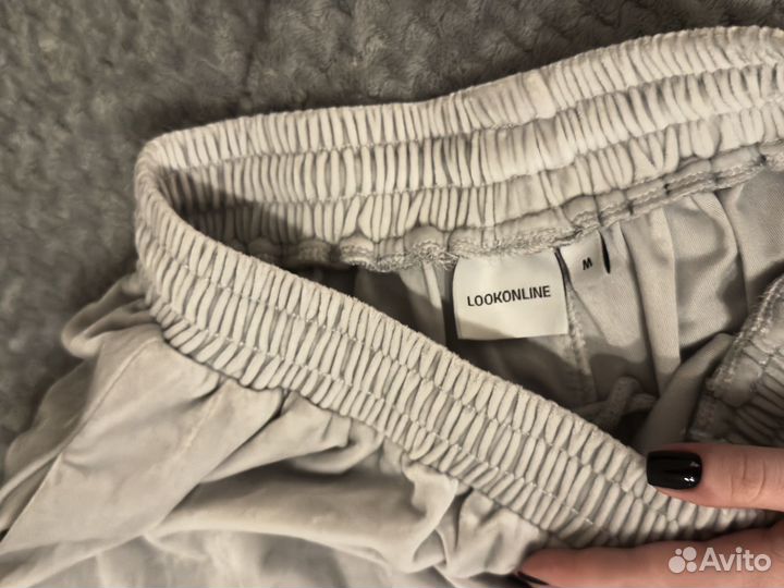 Штаны бархатные look online