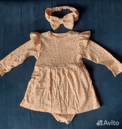 Платье-боди для девочки