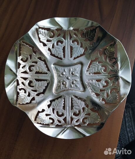 Фруктовница алюминиевая СССР