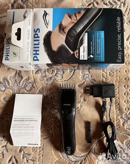 Машинка для стрижки волос philips новая