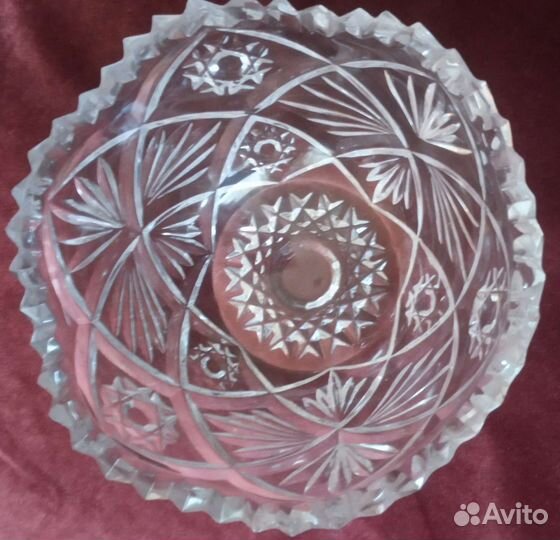Салатник хрустальный СССР
