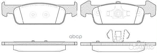 1540 10 колодки дисковые передние Dacia Logan