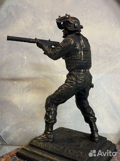 Статуэтка.Офицер. Спецназ. Фсб. Чугун
