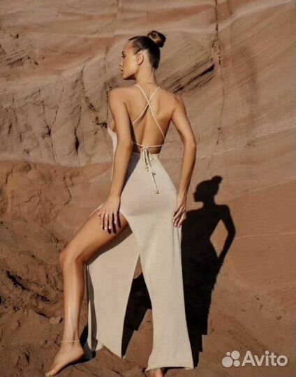 Платье сетка пляжная