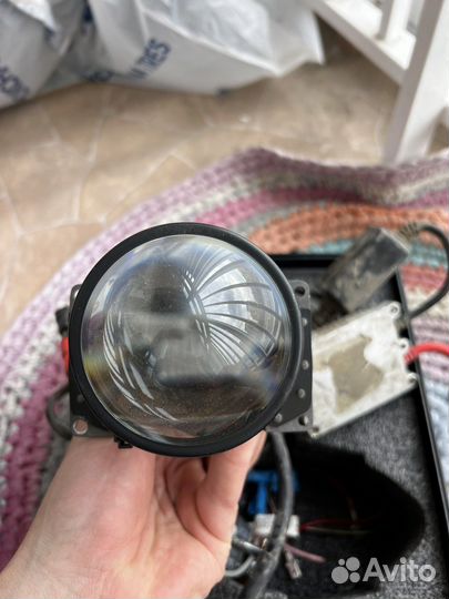 Бигалогеновые линзы 2 шт Hella 3R + блоки розжига