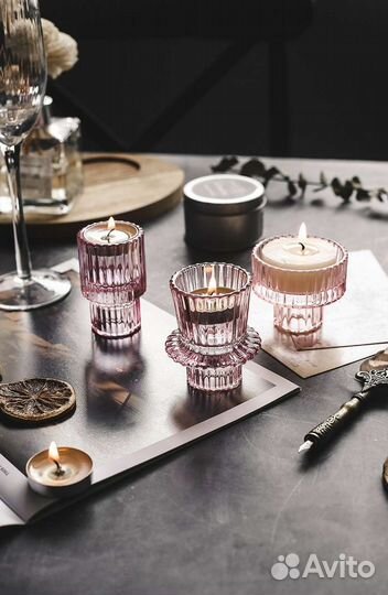 Набор подсвечников двусторонних 3 шт