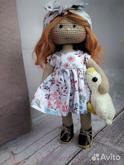 Интерьерная кукла тильда, подарок для девочки