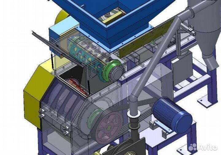 Шредер - дробилка 2-в-1 производство РФ