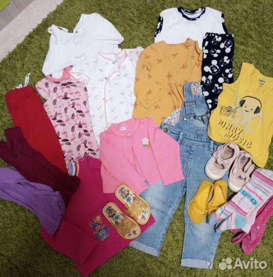 Вещи пакетом на девочку 74-80