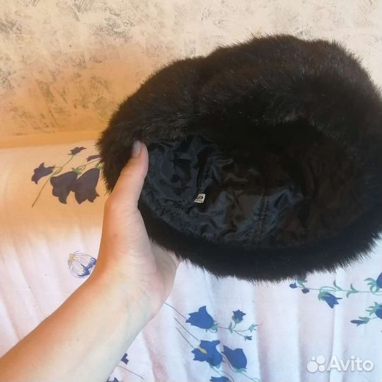 Норковая шапка мужская