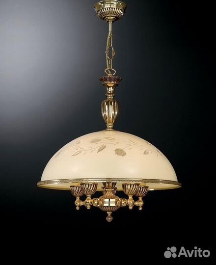 Люстра подвесная в спальню классика Италия