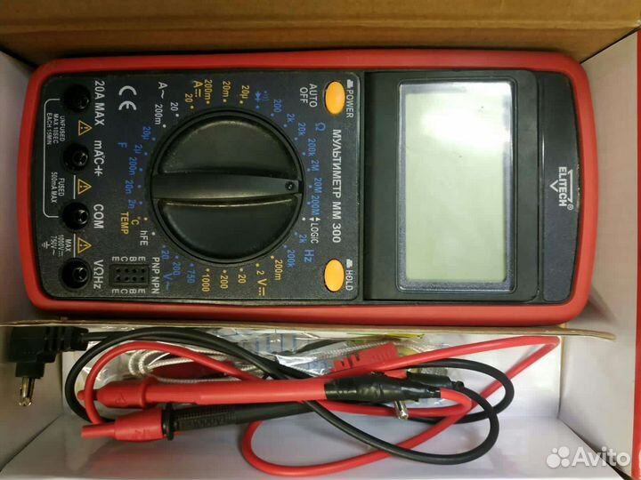 Мультиметр Elitech мм 300