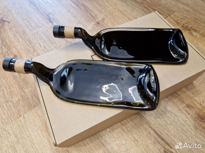 Тарелка бутылка менажница для сервировки