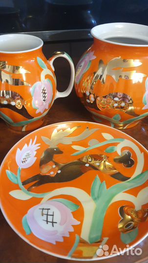 Предметы из сервиза Золотой олень