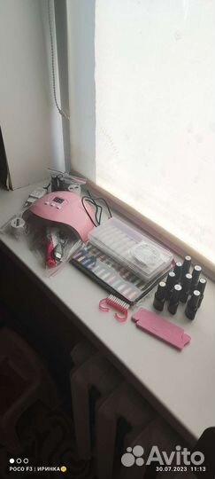 Набор для маникюра и наращивания ногтей