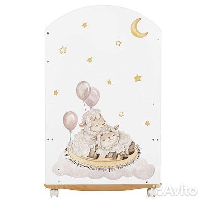 Детская кровать колесо/качалка