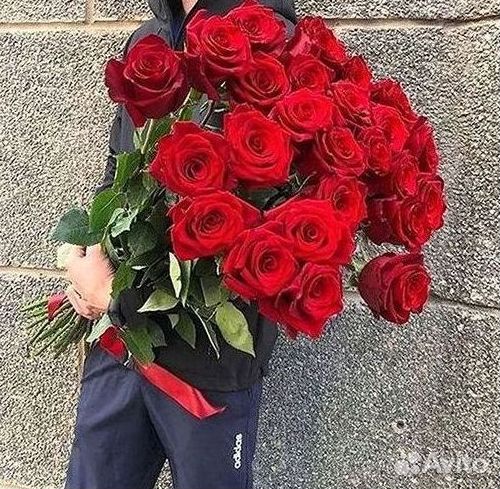 Высокие розы Букеты с доставкой