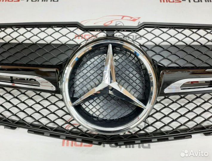 Решётка GLK-class X204 12-15 одна полоса Black