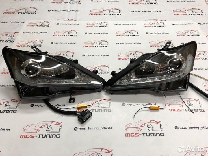 Рестайлинг фары на Lexus IS 05-12г