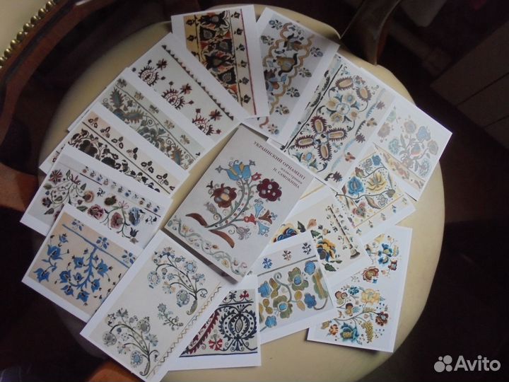 Наб откр Украинск орнамент илл. Н.Самокиша 15 шт